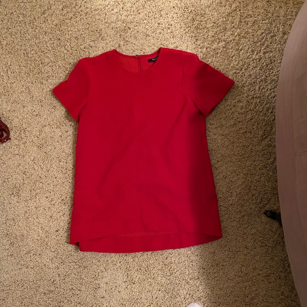 Red madewell blouse